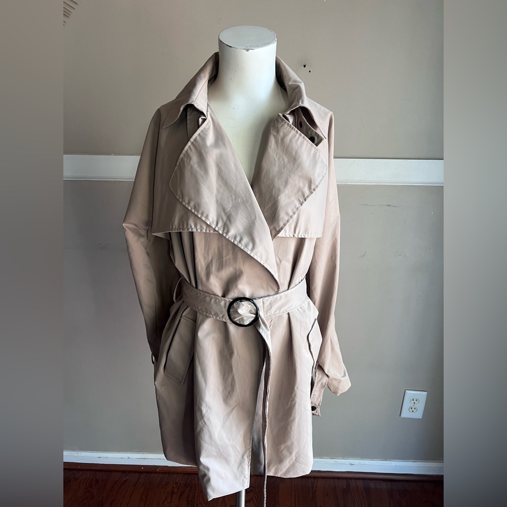 Stradivarius Beige Trench Coat